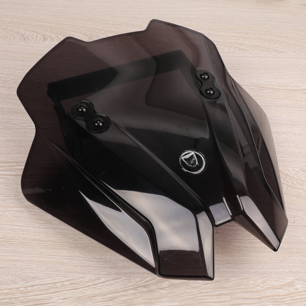 For Kawasaki Z650 ER650 Windshield Windscreen With GPS Sat Nav Extension Holder