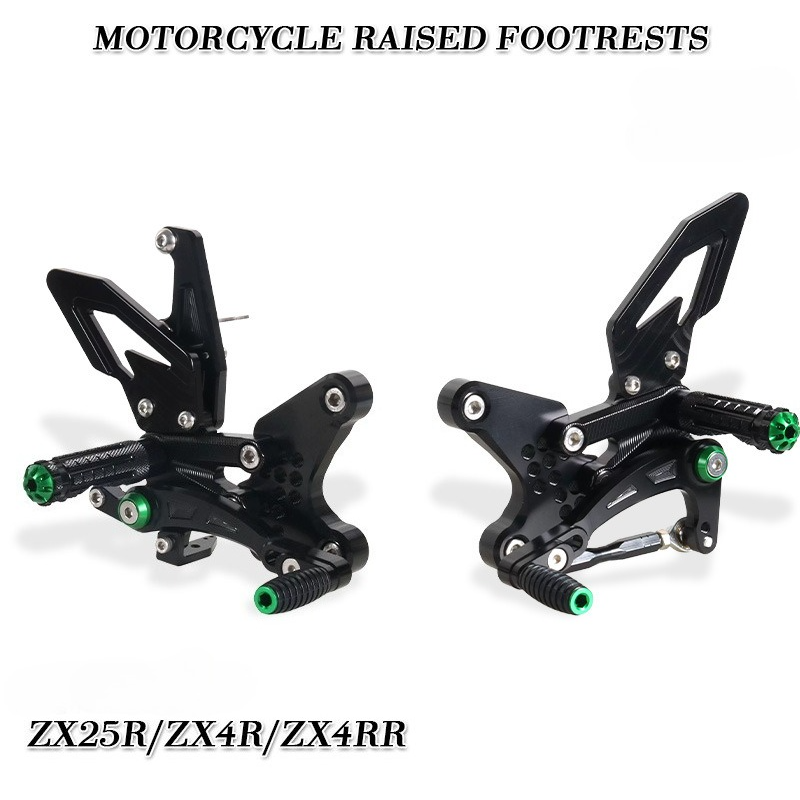 For Kawasaki NINJA ZX4R ZX4RR ZX25R raised footrest assembly