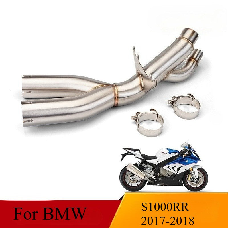 Exhaust Muffler Mid Link Pipe Sliencer For BMW S1000RR S 1000 RR 2017-2018
