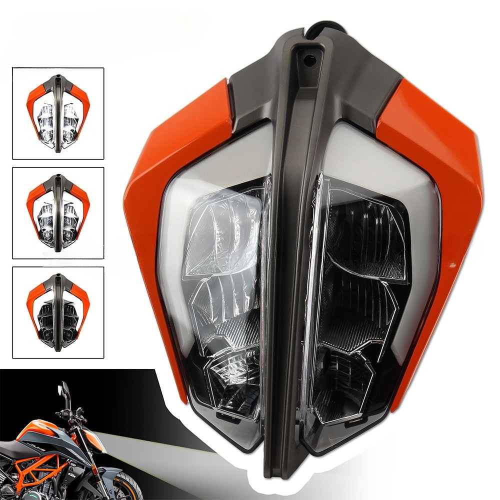 New KTM Duke 390 headlight cover with side face shields LH and RH 2018-23+
