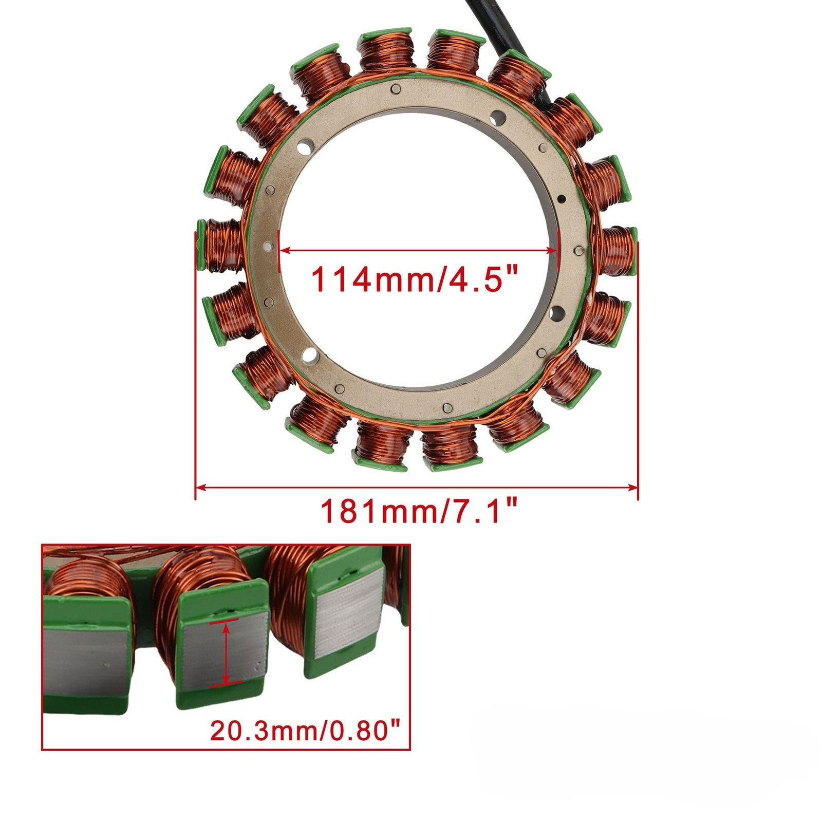 New Stator Base Assy 6P2-81460-00-00 For YAMAHA OUTBOARD 2006-UP F250 (A20-4F)