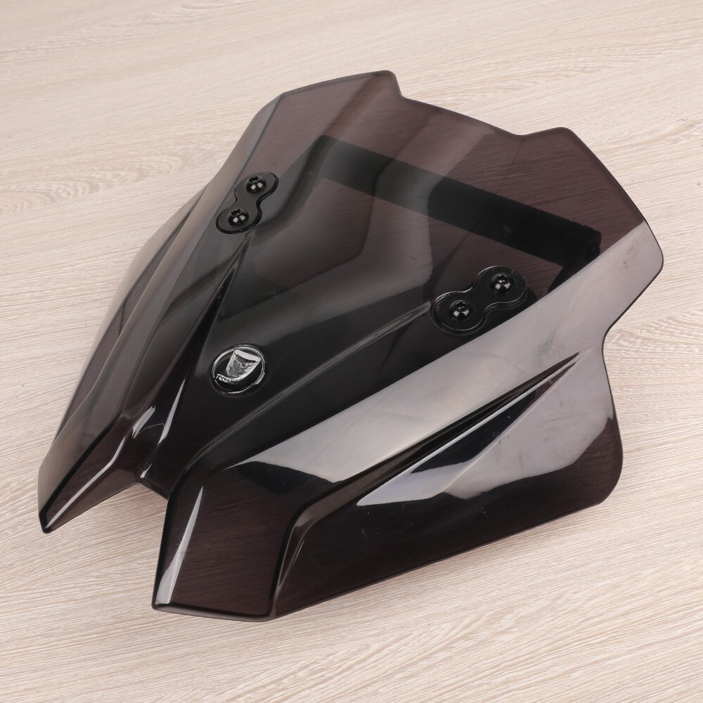 For Kawasaki Z650 ER650 Windshield Windscreen With GPS Sat Nav Extension Holder