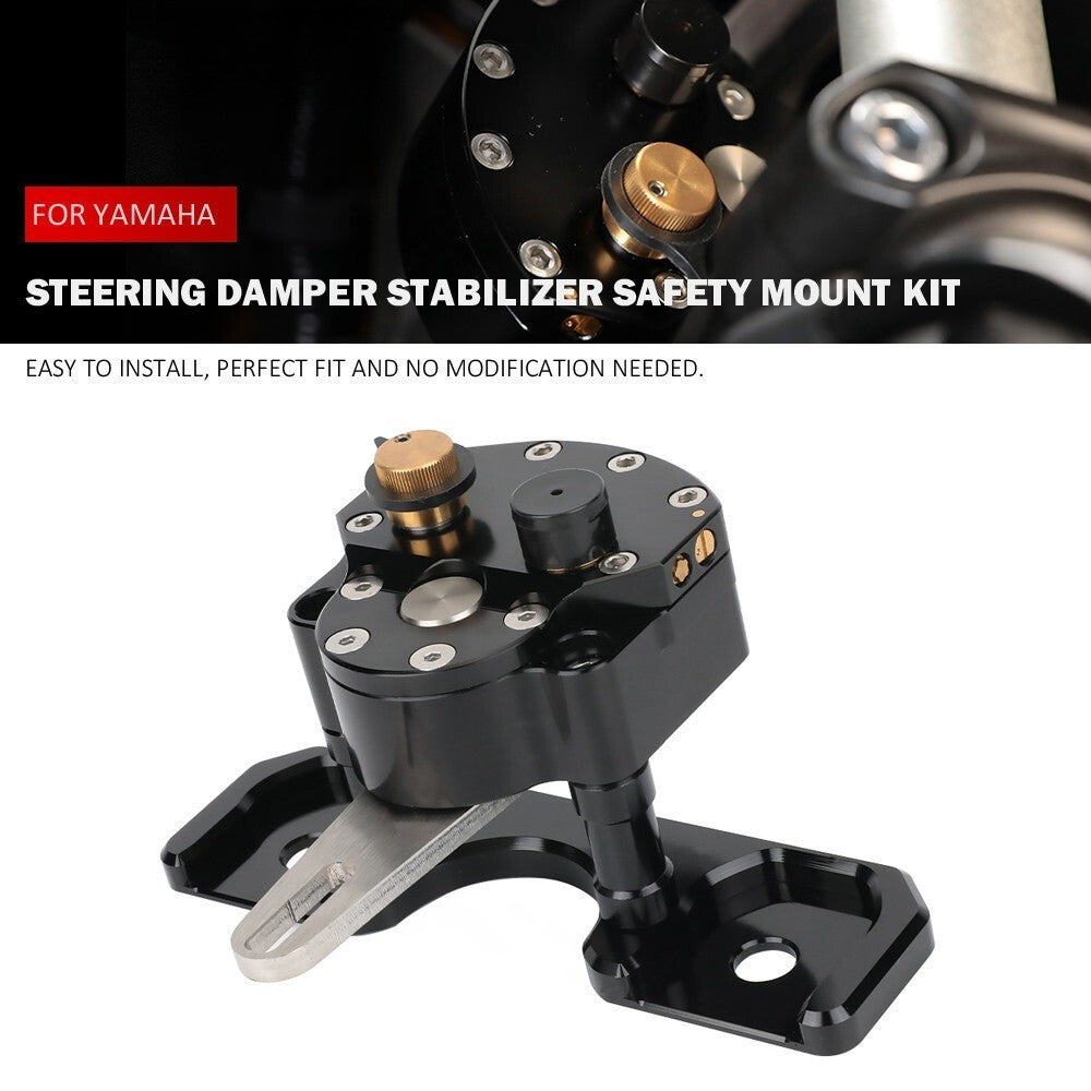Steering Damper Stabilizer Safety Mount Kit for YAMAHA TRACER 900/9/GT 21-2024