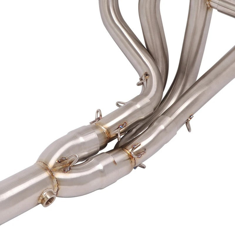 Exhaust Header Front Pipe Link Tube For Kawasaki NinjaZX4R ZX4RR ZX25R 20-2022