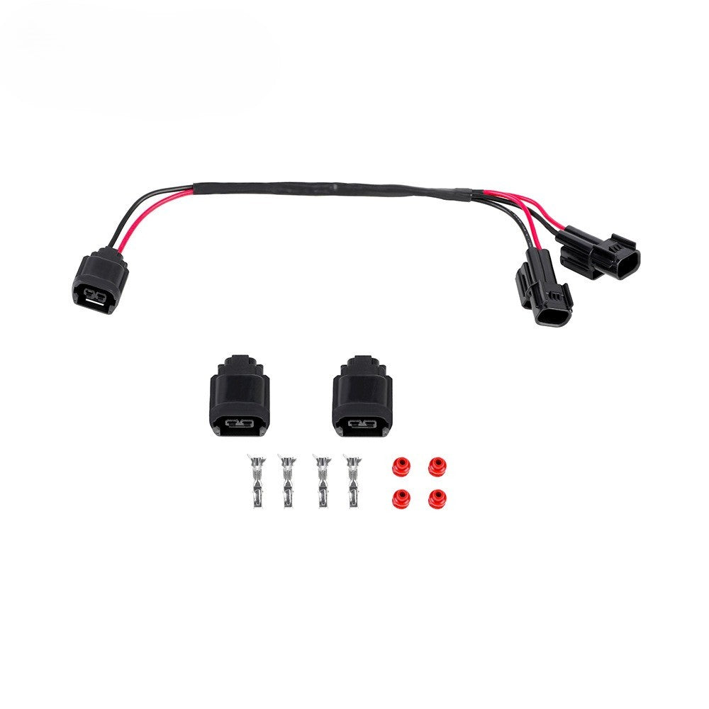 For Honda ADV350 XL750 2 Pins Auxiliary Outlet Power Socket Plug Adapter Cable+