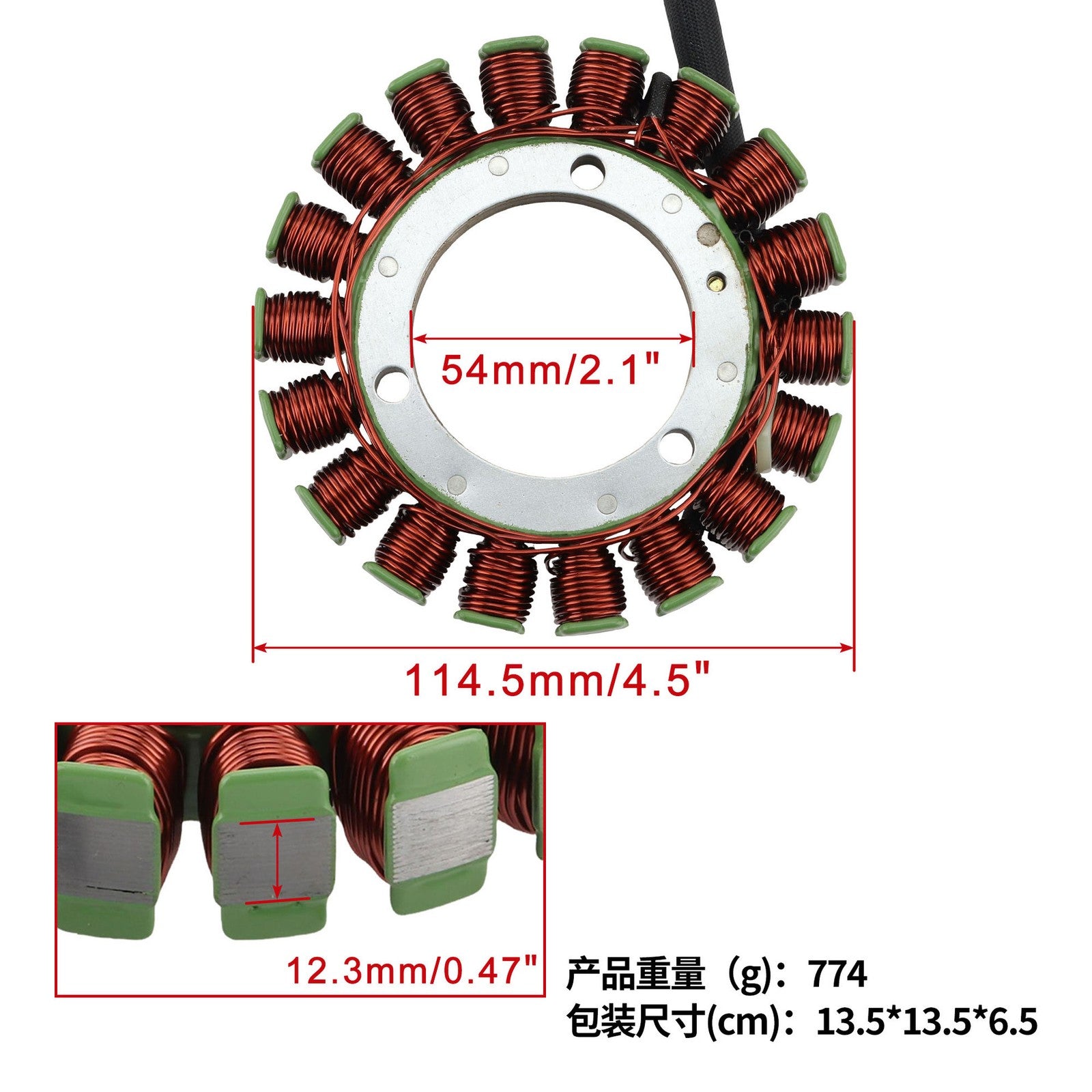 Magneto Generator Stator Coil For Kawasaki 21003-1330 ZX600 Ninja ZX-6R 1998-99