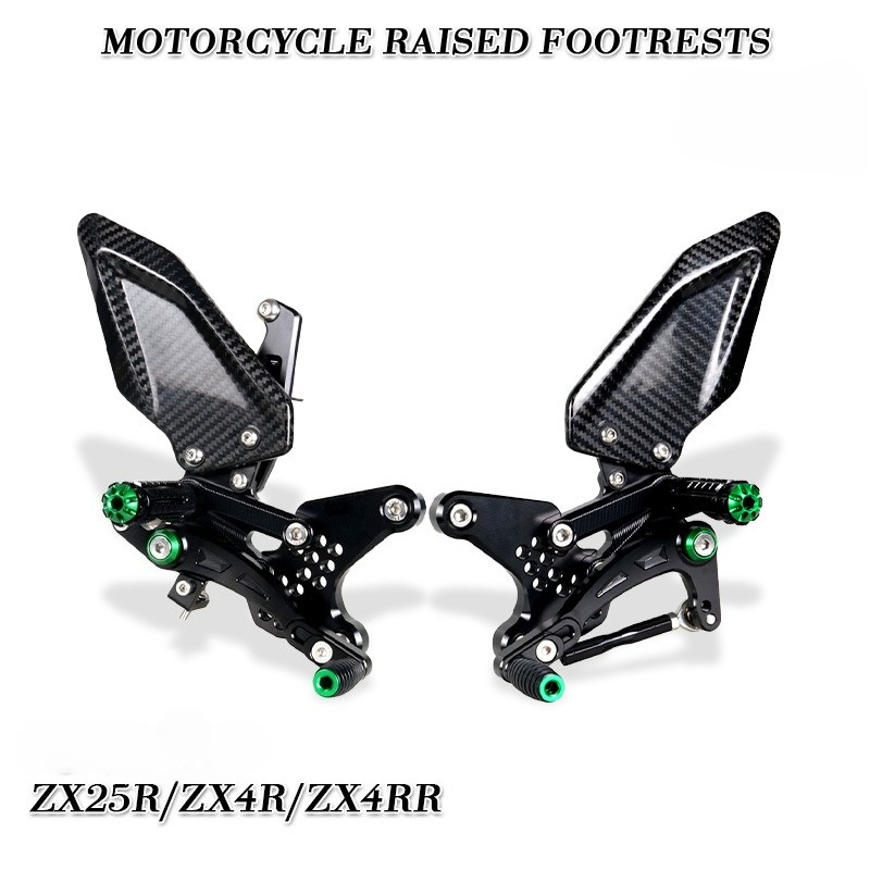 For Kawasaki NINJA ZX4R ZX4RR ZX25R raised footrest assembly