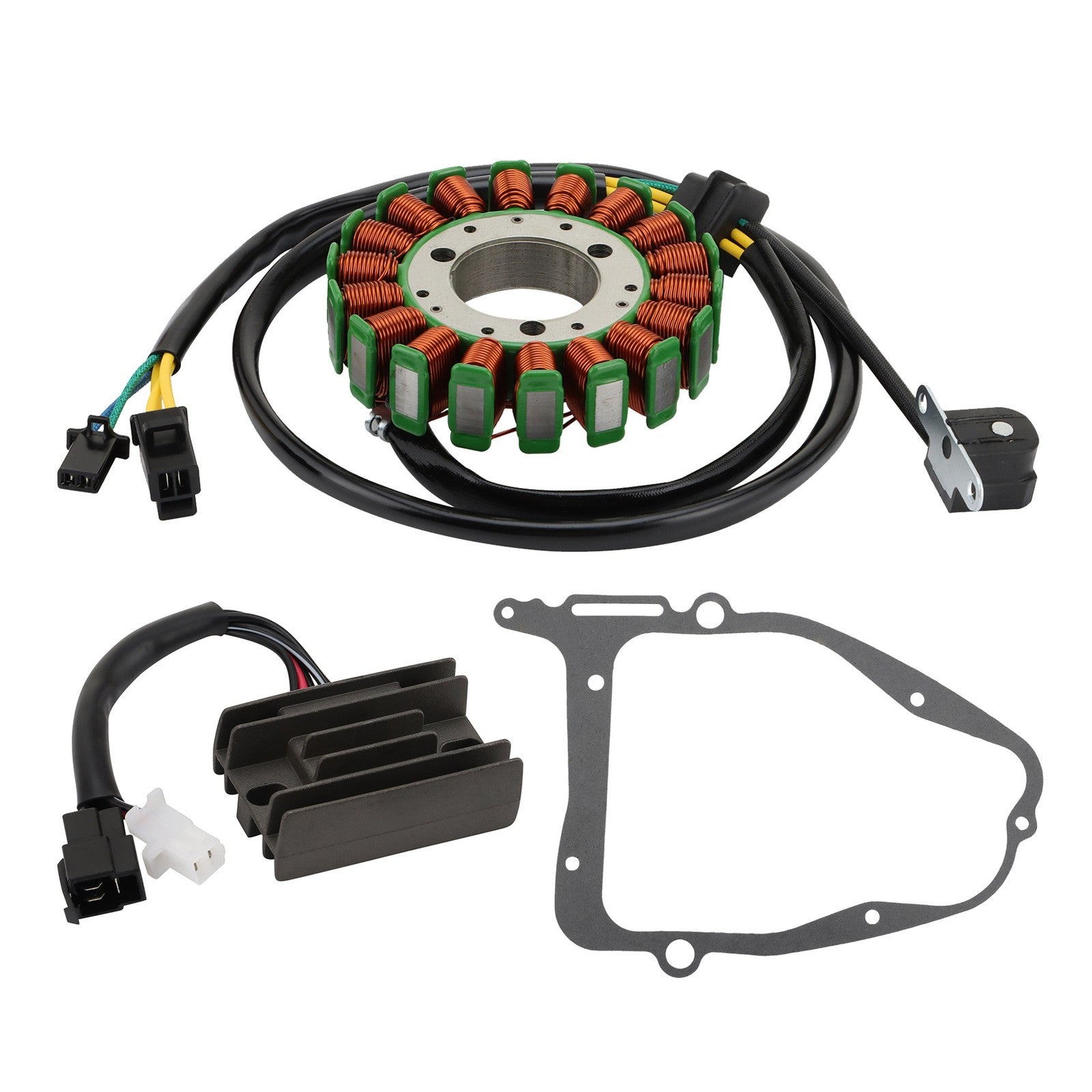 Stator Coil+Regulator Rectifier+Gasket for Suzuki TU250 TU250X 09-19 3210126G10