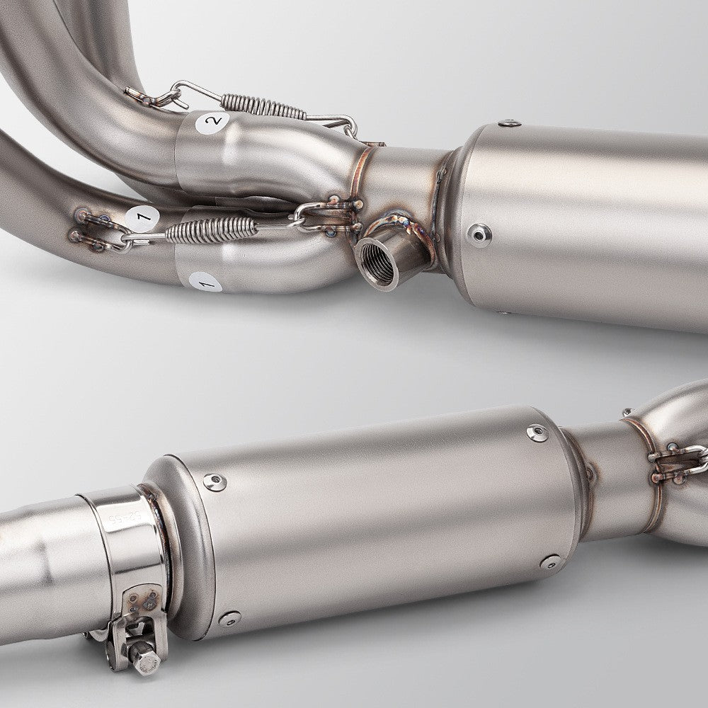 Full-Section Motorcycle Swivel Exhaust Pipe For CF MOTO 675SR