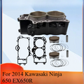 For 2014 Kawasaki Ninja 650 EX650R Cylinder Barrel Jug Piston Engine Motor