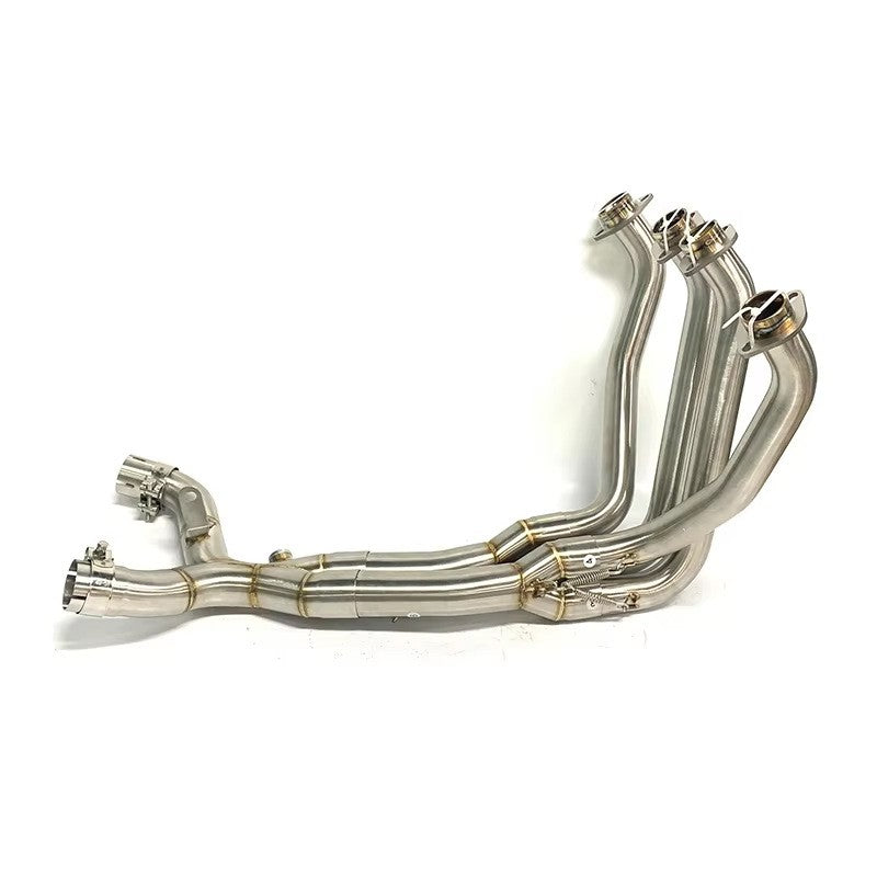 Modified Titanium alloy Exhaust Front Header Link Pipe For Kawasaki Z1000 10-17
