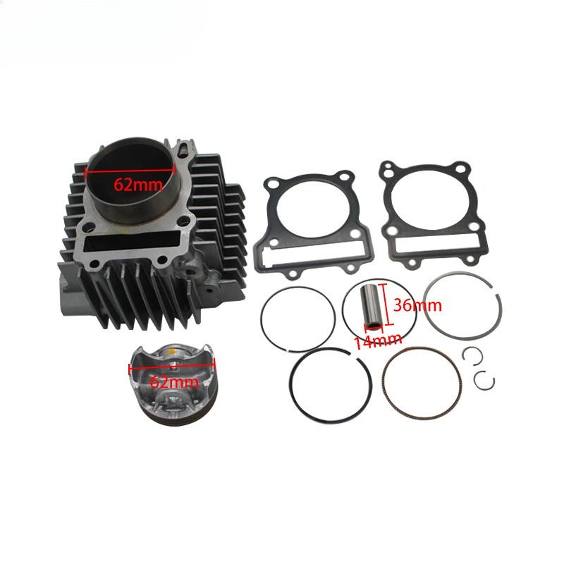 62mm Cylinder Piston Gasket Kit For Zongshen 190cc 2-Valve Engine