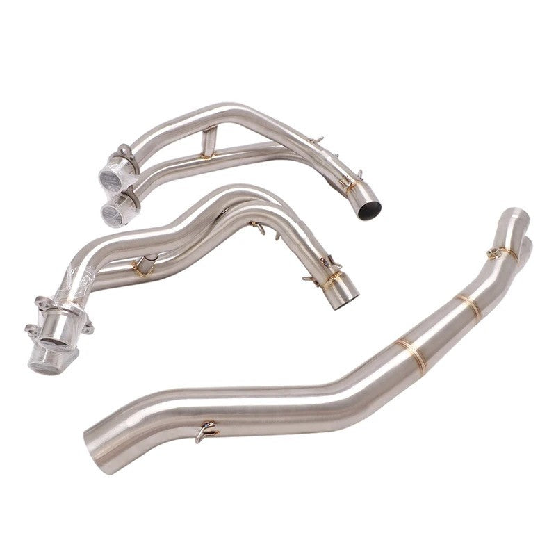 Exhaust Header Front Pipe Link Tube For Kawasaki NinjaZX4R ZX4RR ZX25R 20-2022