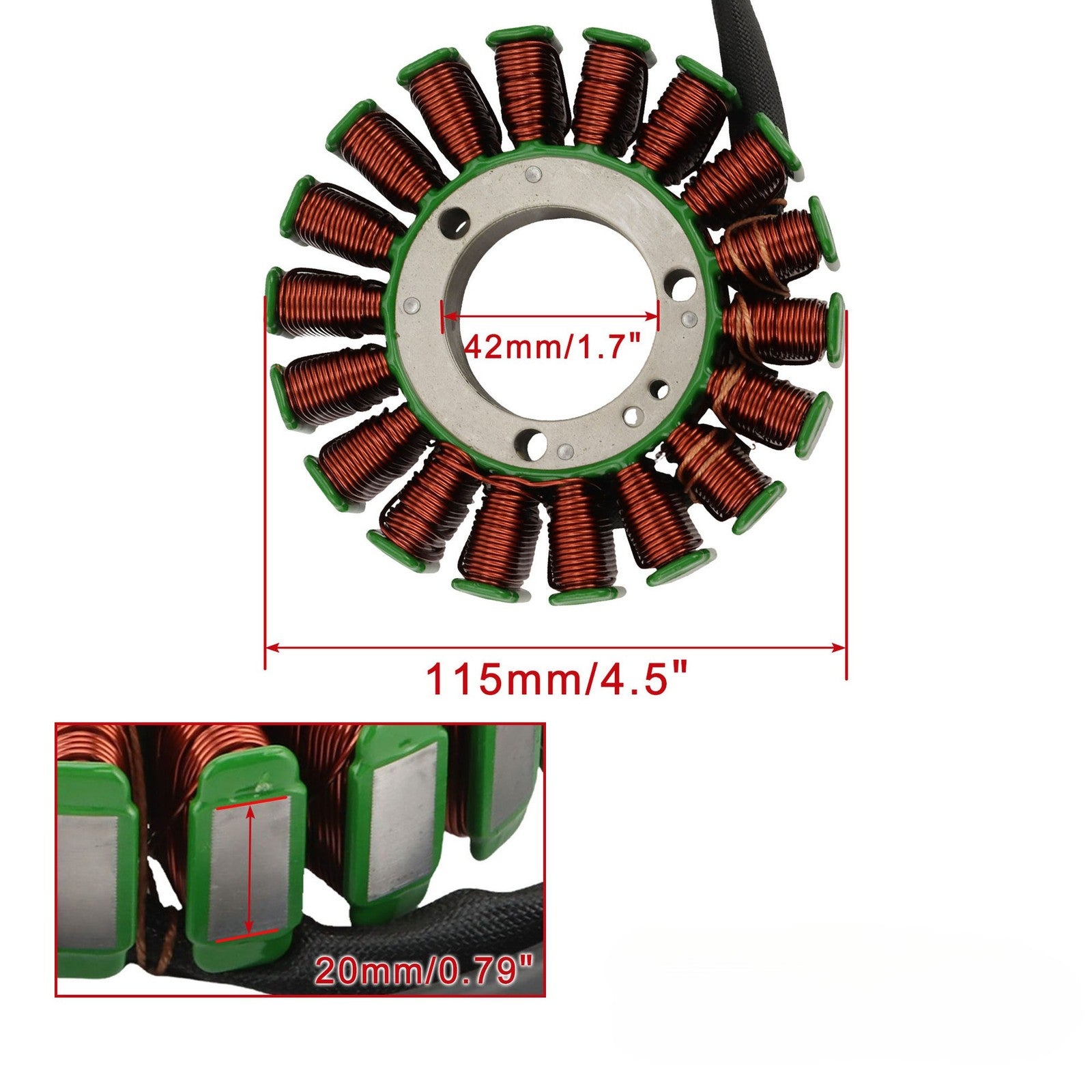 Stator Magneto For Can-Am Maverick X3 / 1000R Turbo 17-19 420296908 420685635