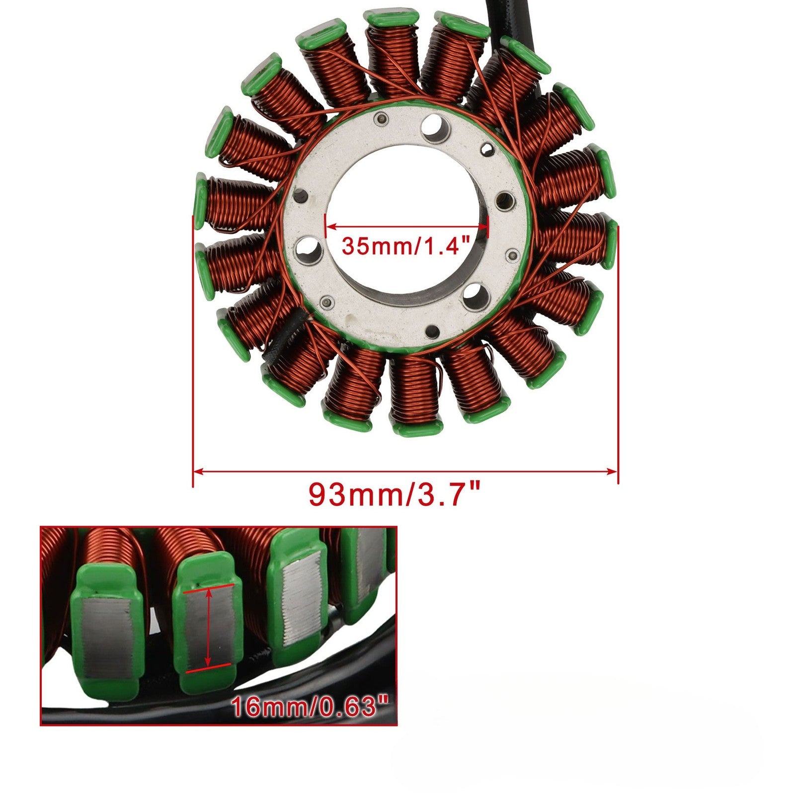 Magneto Generator Stator Coil For Kawasaki BN125 Eliminator 98-2009 21003-1342