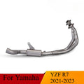 For Yamaha YZF R7 2021-2023 YZF-R7 YZFR7 Motorcycle Exhaust Front Link Pipe