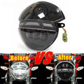 Black LED Headlight Lamp for DUCATI MONSTER 695 696 795 796 1100 1100S 09-13