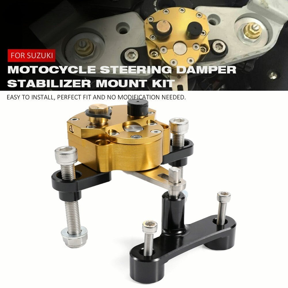 Steering Damper Stabilizer Bracket Mount For SUZUKI GSX 1300R HAYABUSA 08-2020