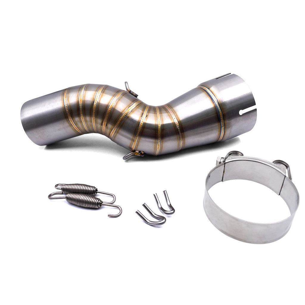 Exhaust Mid Link Pipe Stainless Steel Fit For BMW R1200GS ADV 2013 2014-2019
