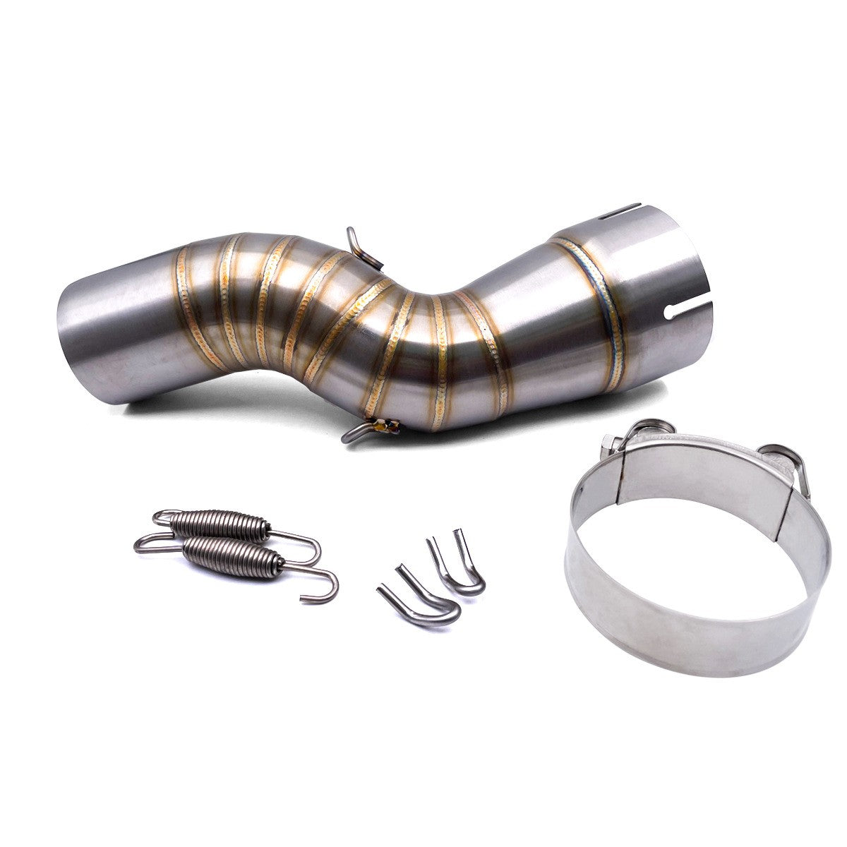 Exhaust Mid Link Pipe Stainless Steel Fit For BMW R1200GS ADV 2013 2014-2019