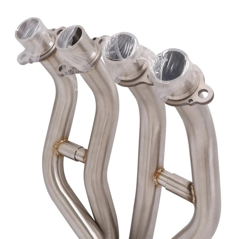 Exhaust Header Front Pipe Link Tube For Kawasaki NinjaZX4R ZX4RR ZX25R 20-2022