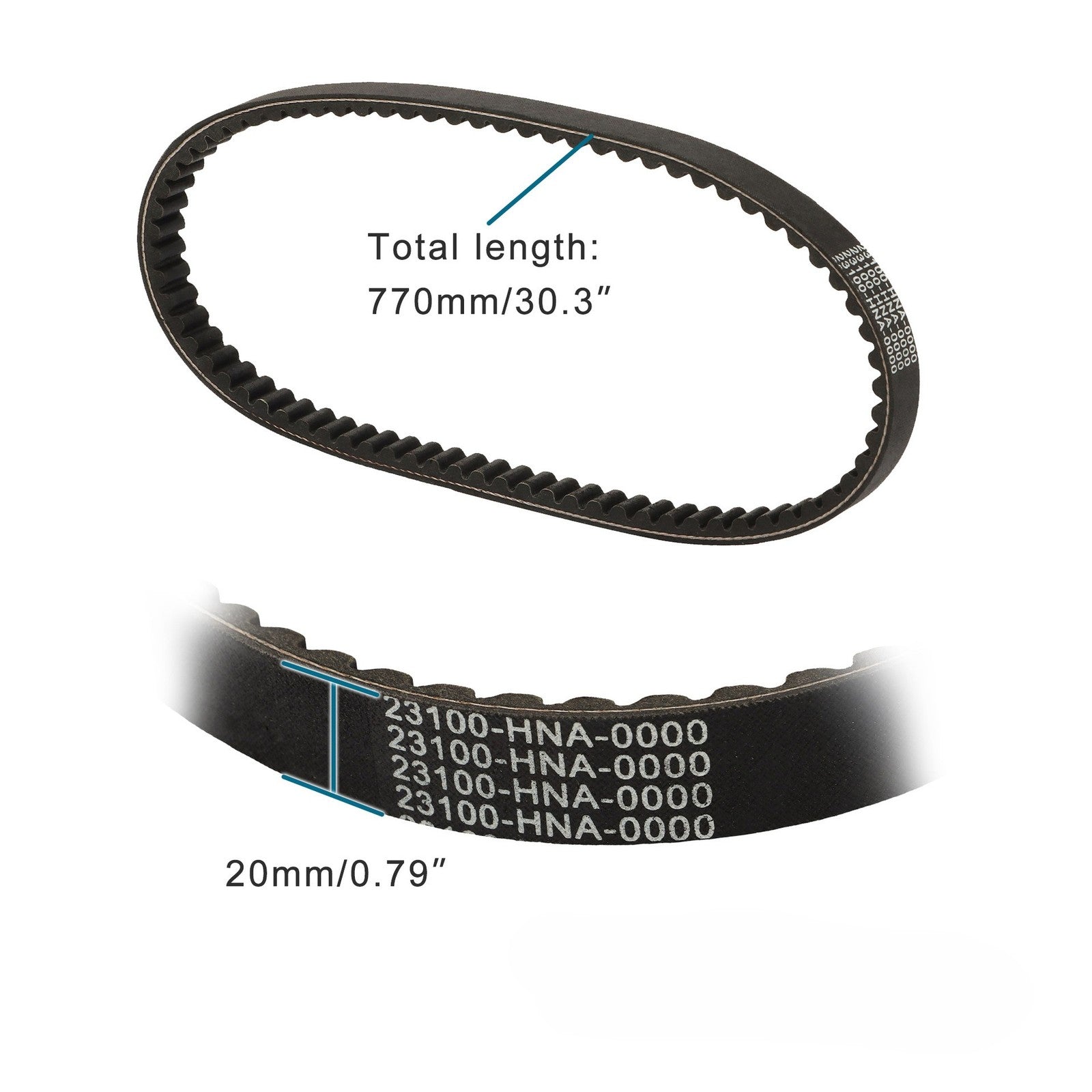 Drive belt 23100-LEA-0000 Fits SYM Citycom 300i LH30W-6 2009-2015 2010 2012