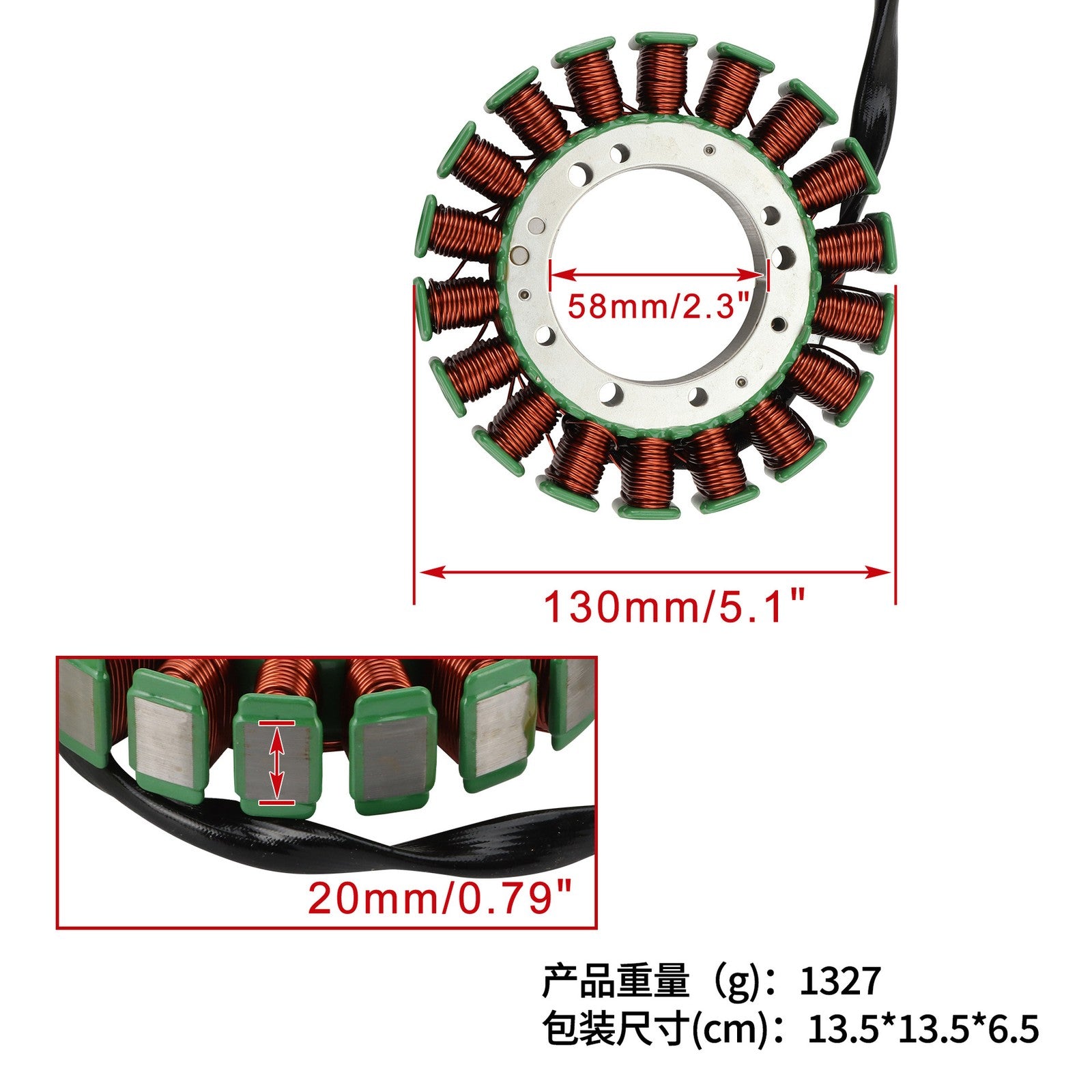 Alternator Magneto Stator For Yamaha F75 F80 F90 F100 67F-85510-00 85510-01