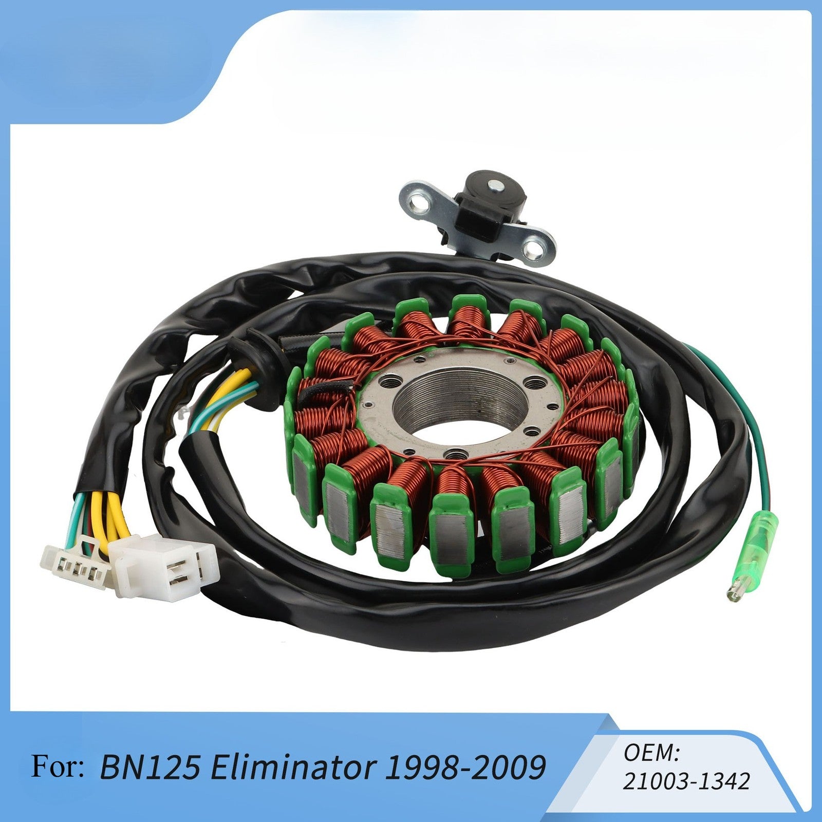 Magneto Generator Stator Coil For Kawasaki BN125 Eliminator 98-2009 21003-1342