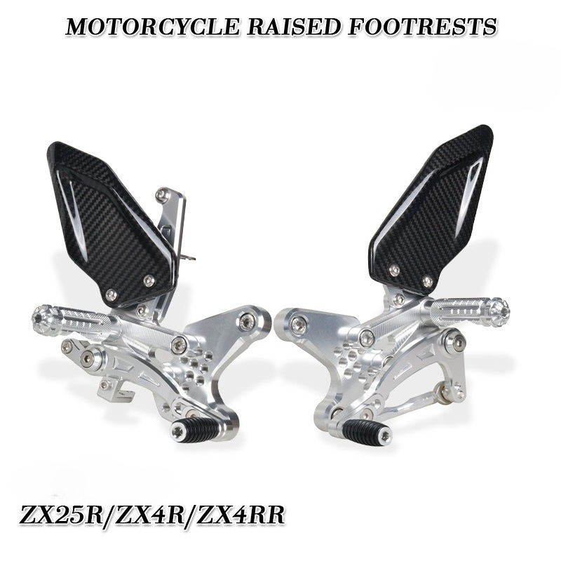 For Kawasaki NINJA ZX4R ZX4RR ZX25R raised footrest assembly