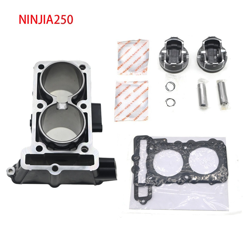 62mm Cylinder Piston Kit For Kawasaki Ninja 250 EX250 13-24 KLE250 17-24