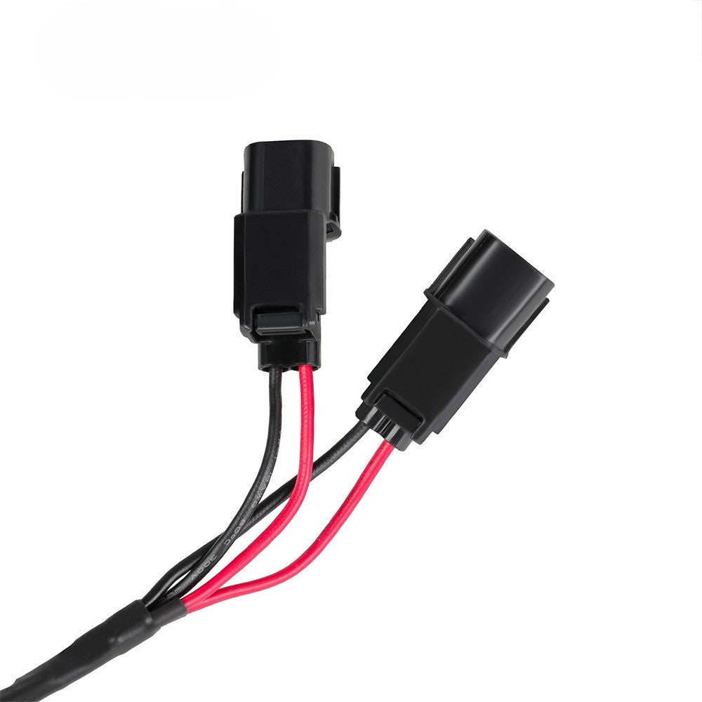 For Honda ADV350 XL750 2 Pins Auxiliary Outlet Power Socket Plug Adapter Cable+