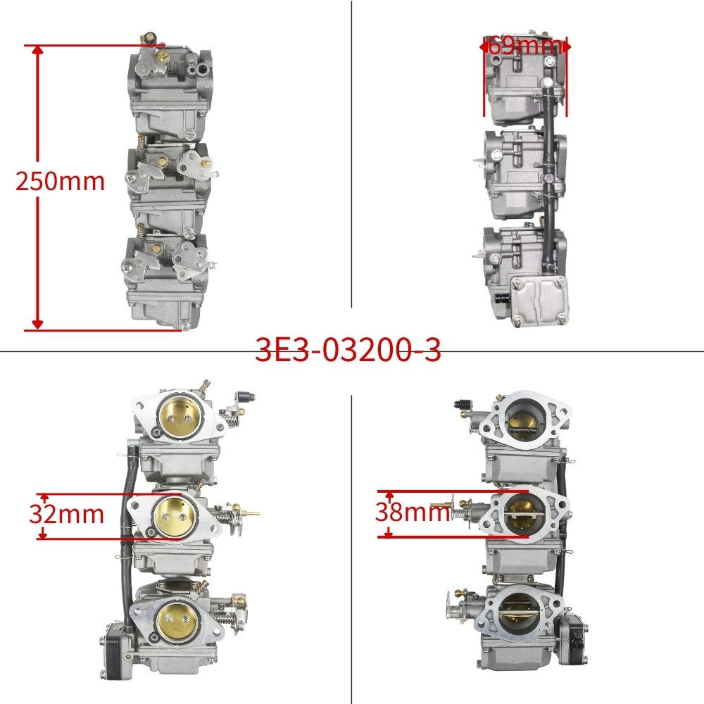 3E3-03210-3 CARBURETOR ASSY For Two-stroke outboard motor