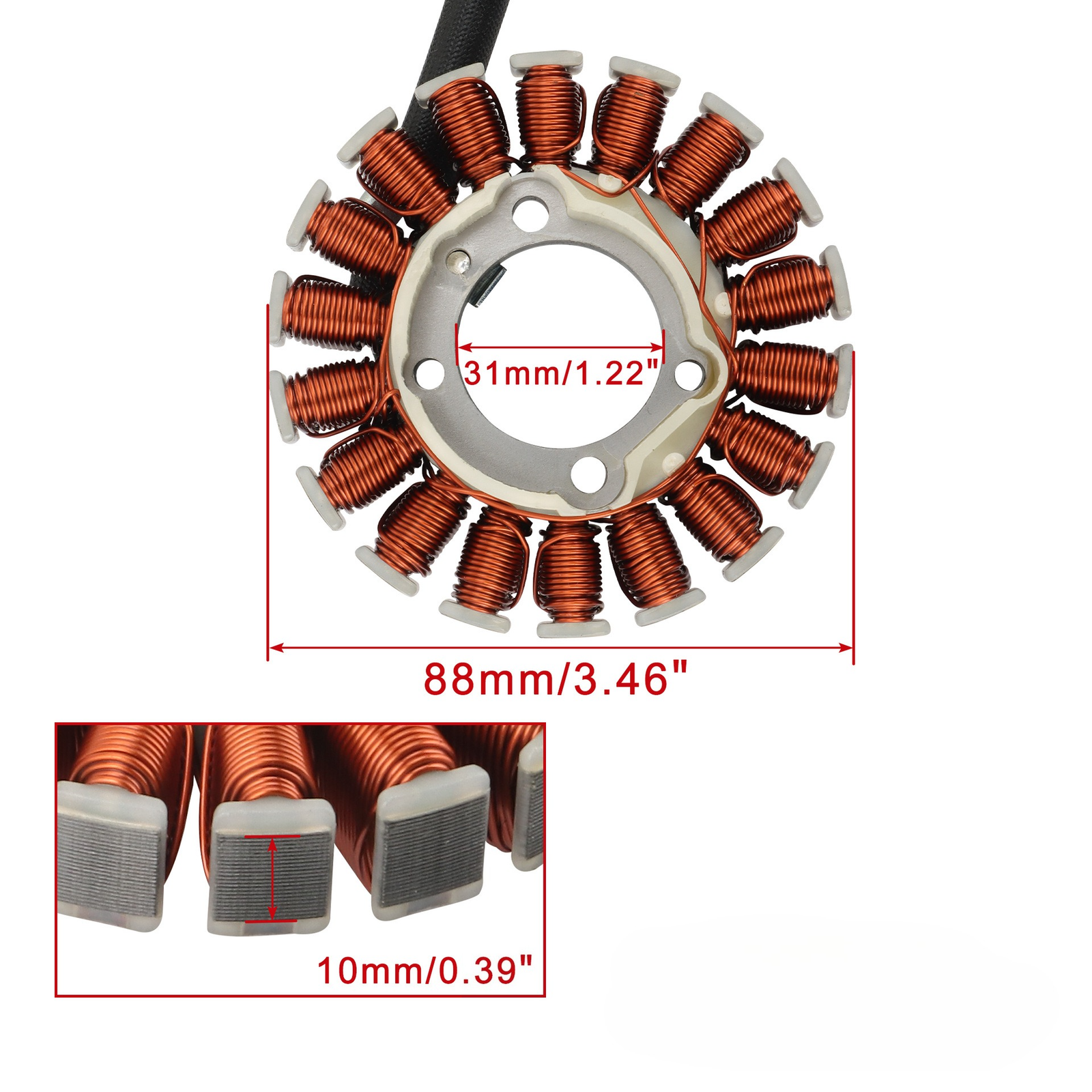 Stator for Yamaha WR 450 F 2012-2015 1DX-81410-00-00 WR450F+