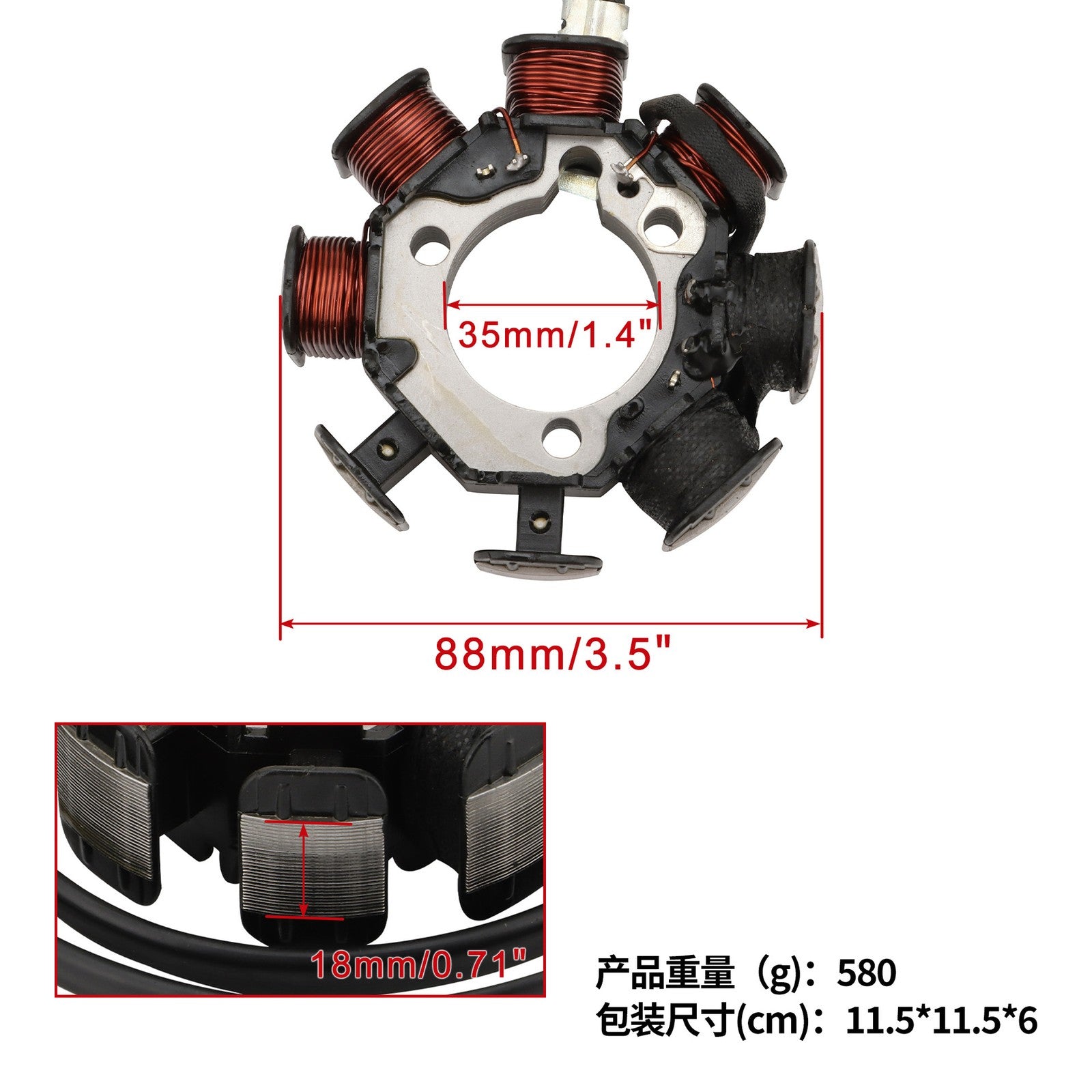 Alternator Magneto Stator Fit Honda XR 250 R XR250 XR250R 86-95 31120-KT1-004