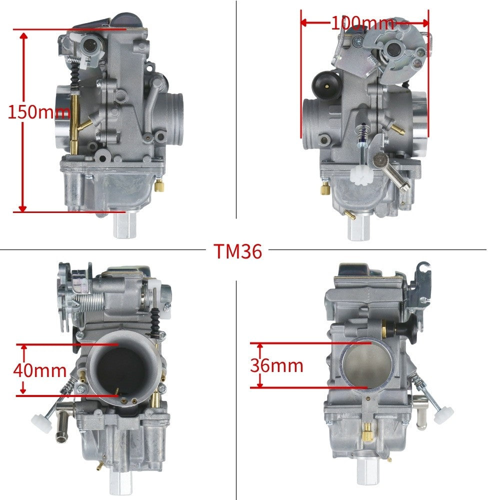 Pre Jetted For Mikuni TM36-68 SR500 TT500 XT500 Pumper Flat Slide Carburetor