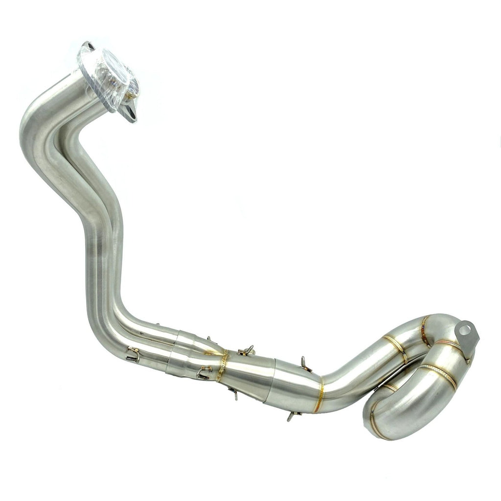 Motorcycle Exhaust System Link Pipe Slip On For Yamaha FZ-07 MT-07 2014-2022