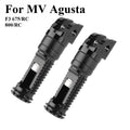 Anti-slip Front Foot Pegs Footrest Pedal Adapter For MV Agusta F3 675/RC 800/RC+