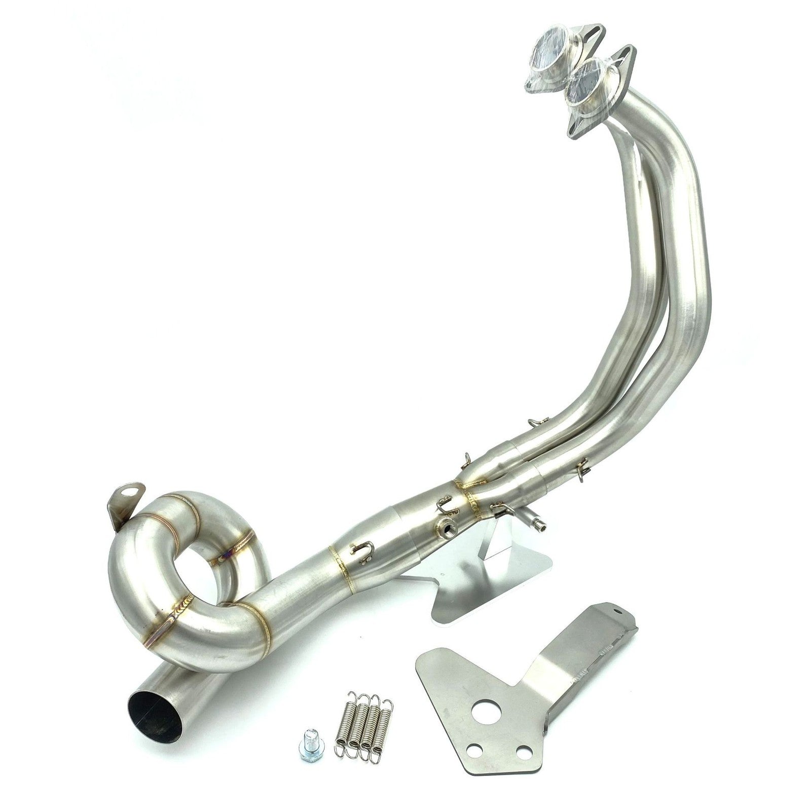 Motorcycle Exhaust System Link Pipe Slip On For Yamaha FZ-07 MT-07 2014-2022