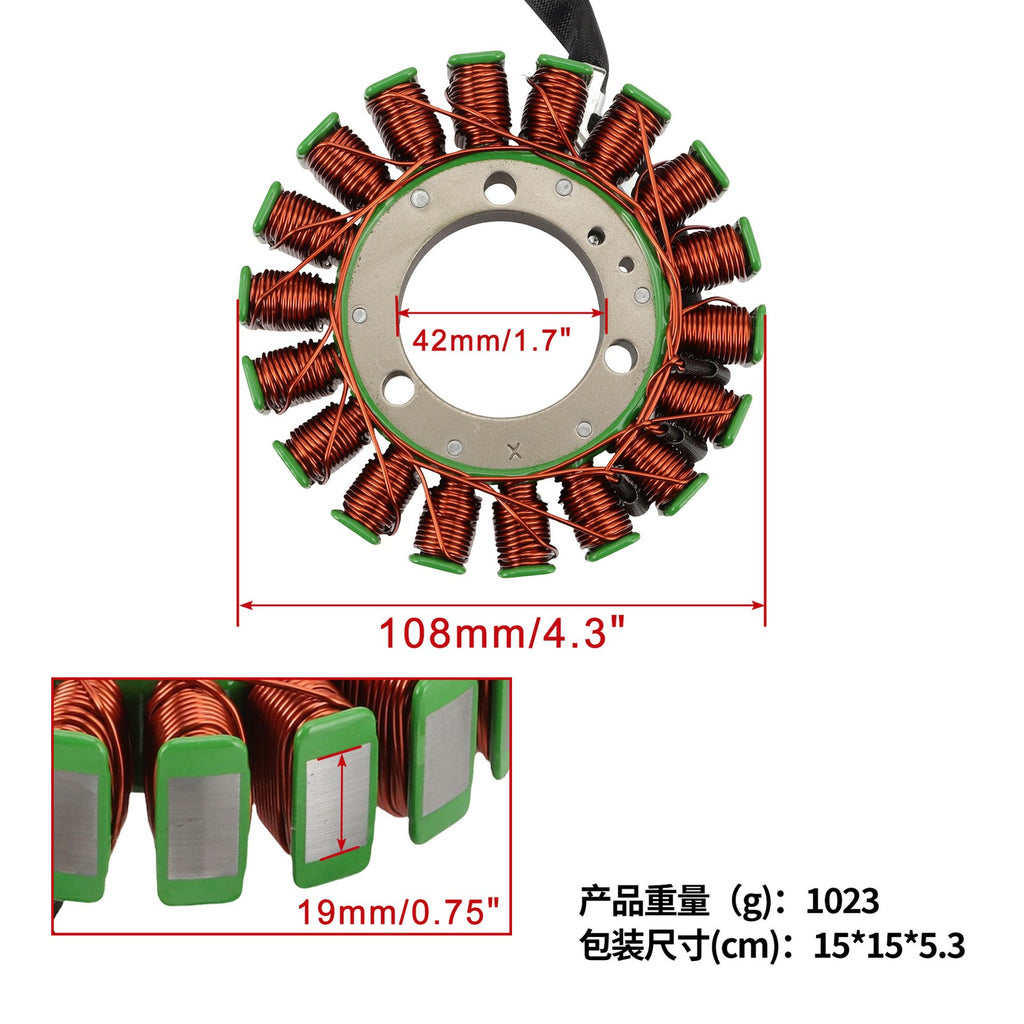 STATOR ALTERNATOR 32101-48H00-000 FOR SUZUKI GW250 INAZUMA / Z / F 2014 - 2017