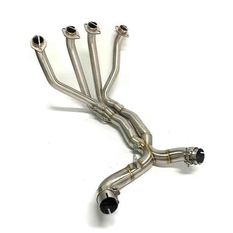 Modified Titanium alloy Exhaust Front Header Link Pipe For Kawasaki Z1000 10-17