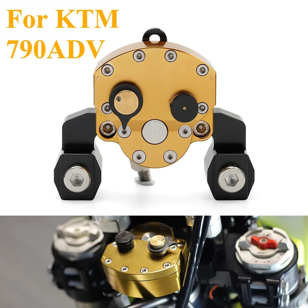Steering Damper Stabilizer Control Kit Handlebar Bar Bracket For 790 890 ADV/R
