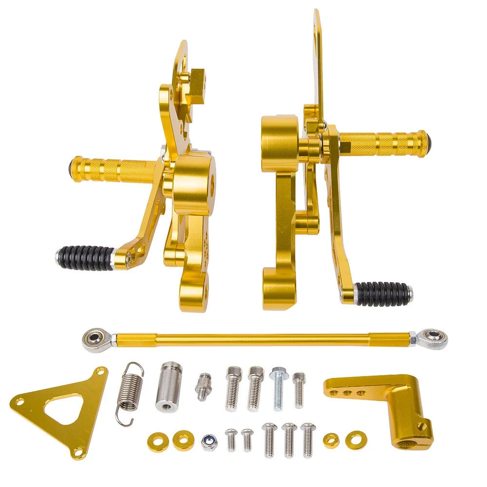 Rearset Footrest Foot Peg Pedals For Yamaha MT09 FZ09 XSR900 Tracer 900 13-2018