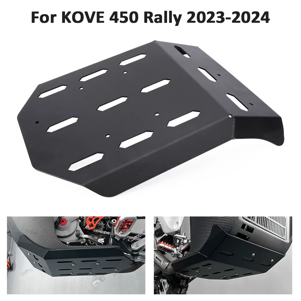 For KOVE 450Rally 23-2024 Engine Chassis Cover Guard Skid Plate Bash Protector