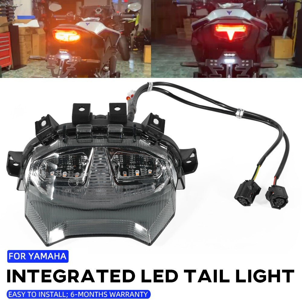 LED Integrated Tail Light w/ Brake Light Turn Signal For YAMAHA YAMAHA MT-09/SP