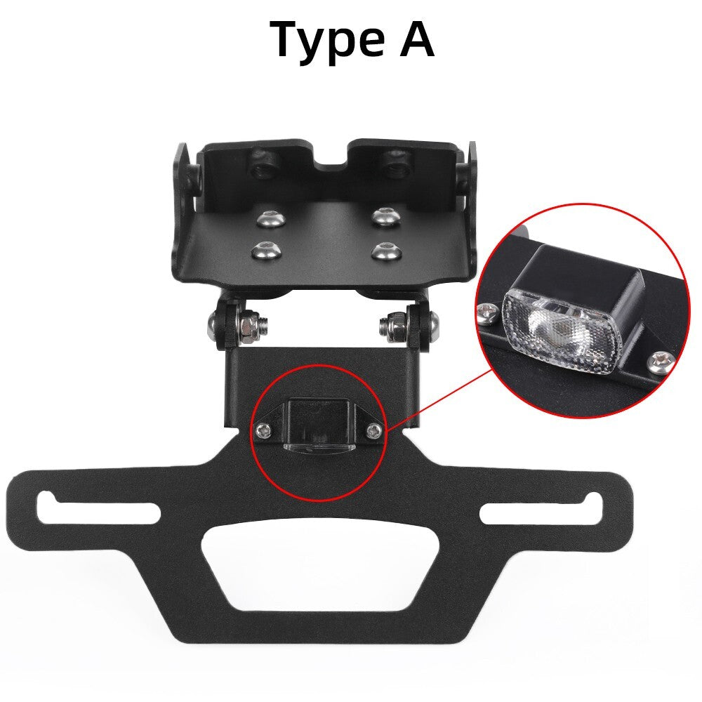 Adjustable Foldable Tail Tidy License Plate Holder For CF-MOTO 675SS 675SR-R+