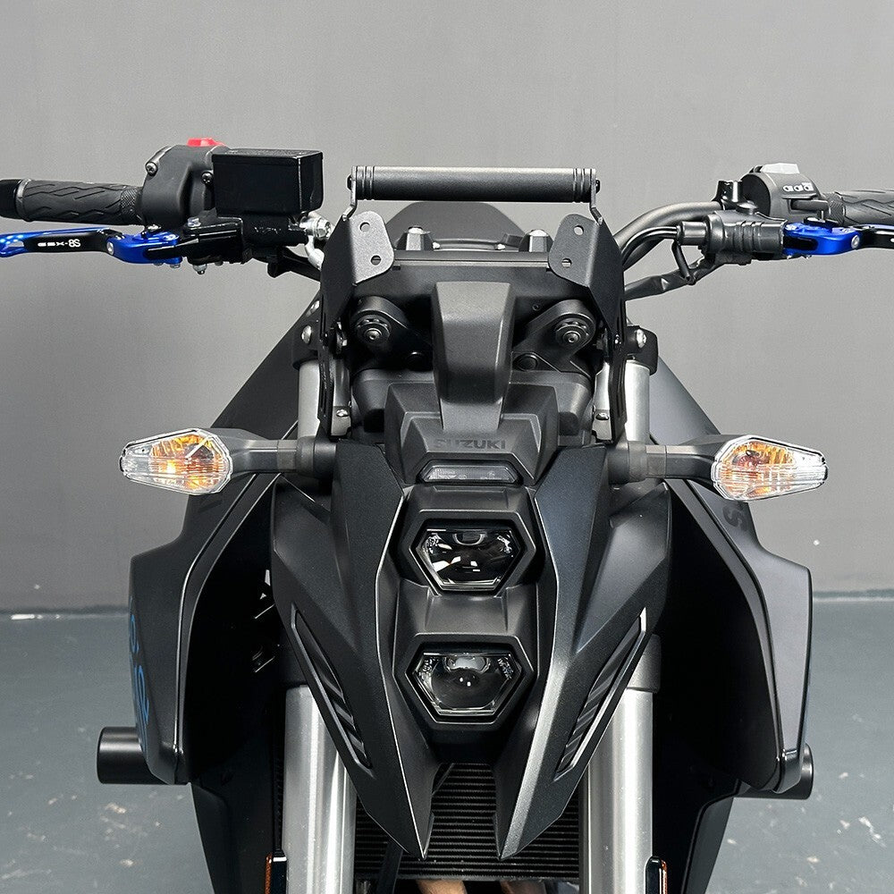 For Suzuki GSX-8S 2023-2025 Windshield Screen with GPS Sat Nav Mounting Bracket+