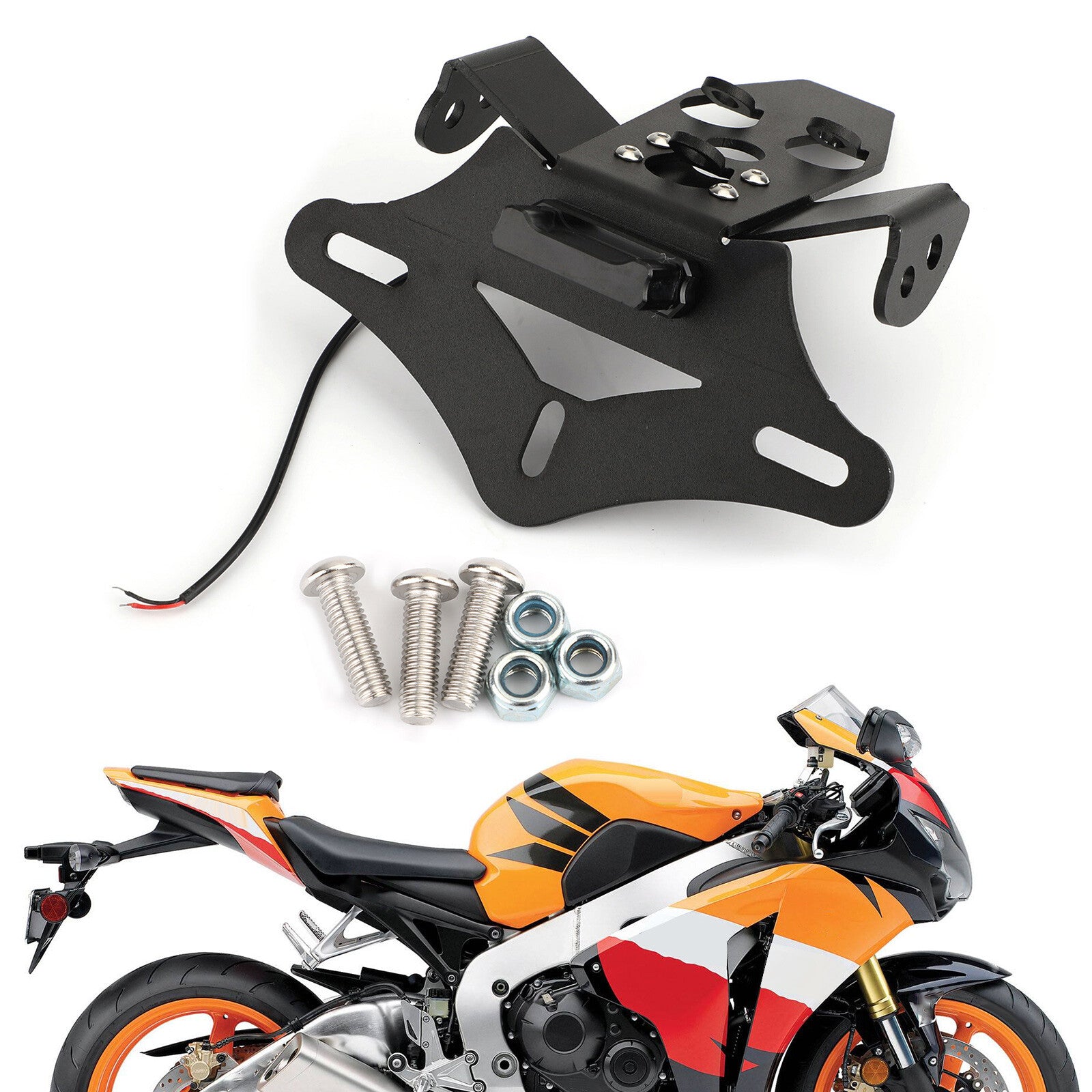 Motorcycle Rear License Plate Holder Bracket For Honda CBR1000RR 2008-2016 2015