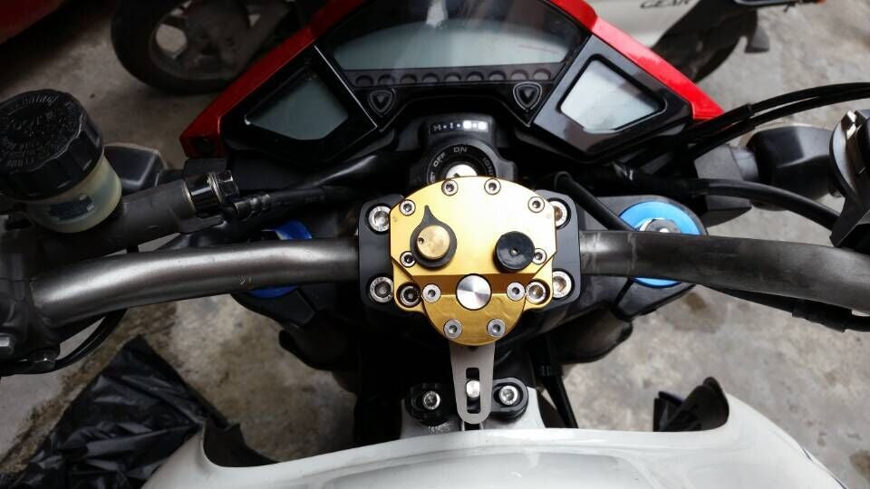 Gold Steering Damper Stabilizer Safety Control For HONDA CB1000R 2011-2017+