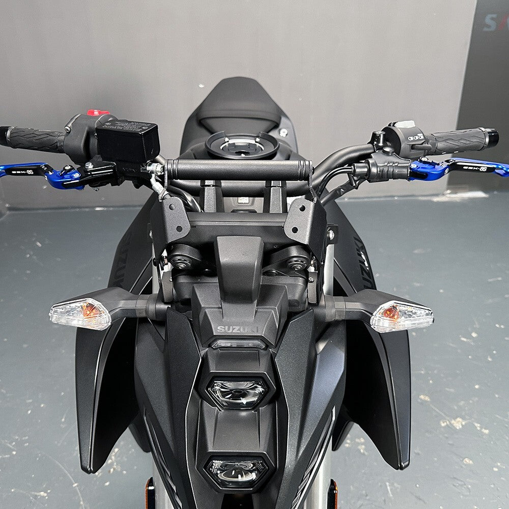 For Suzuki GSX-8S 2023-2025 Windshield Screen with GPS Sat Nav Mounting Bracket+