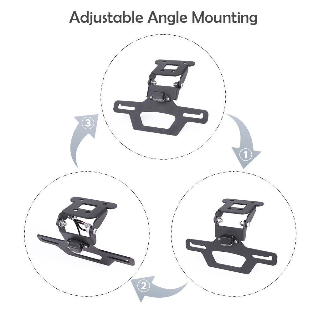 For Kawasaki Ninja 400 Tail Tidy Fender Eliminator License Plate Holder（